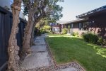 Private, enclosed atrium yard area as you enter the home